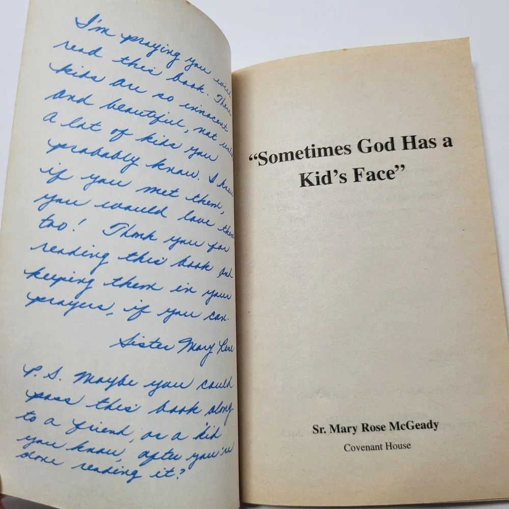 Sometimes God Has A Kid's Face St‎ Mary Rose McGeady Christian Book Softcover